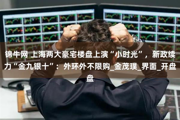 锦牛网 上海两大豪宅楼盘上演“小时光”,新政续力“金九银十”:外环外不限购_金茂璞_界面_开盘