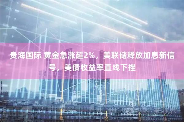 贵海国际 黄金急涨超2%，美联储释放加息新信号，美债收益率直线下挫